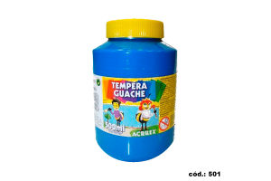 TEMPERA GUACHE ACRILEX PT 500ML AZUL