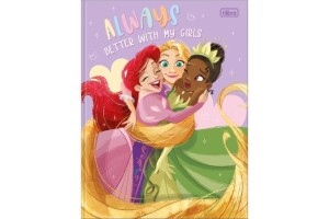 CADERNO CD BROCHURAO UNIV TILIBRA 80 FLS PRINCESAS