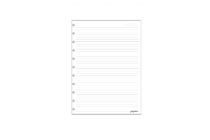 REFIL POP DISC MEDIO PAUTADO C/ 50 FOLHAS 90G/M2