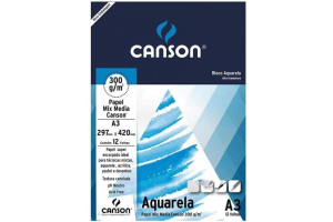 BLOCO AGUARELA A3 CANSON 300GM