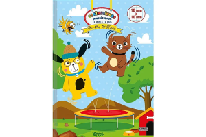 CADERNO SD QUADRICULADO CD COST 1X1 40F DOMIGUINHOS