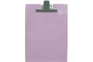 PRANCHETA ACRINIL A4 MARSHMALLOW PRENDEDOR METAL